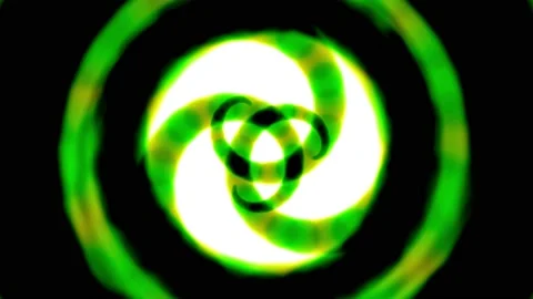 Circular effect of animation effect Stock-Footage 204039341