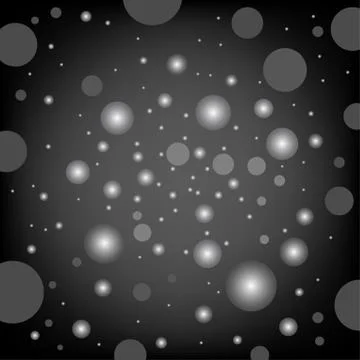 Circular effects black background Stock Illustration