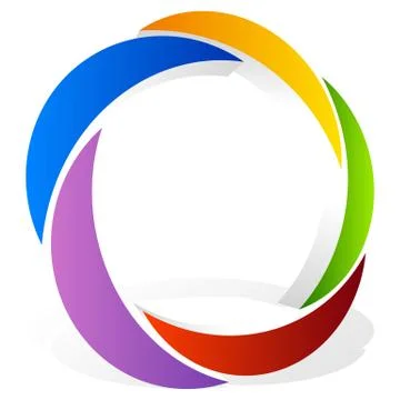 Circular element with random radiating lines. Radial circles spiral shape Stock Illustration