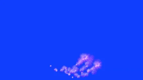 Circular explosions A2 Stock Footage 116178916