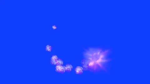 Circular explosions A3 Stock Footage 116178940