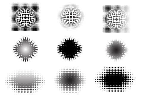 Circular Fades Illustrazione stock