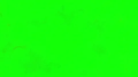 Circular fire explosion effect isolated on a bright green chroma key background Vídeo Stock 345627370