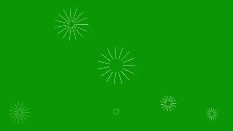 Circular fireworks line spark burst animation with glowing ellipse blast an.. Video stock 337620625