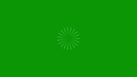 Circular fireworks line spark burst animation with glowing ellipse blast an.. Stock Footage 337620636