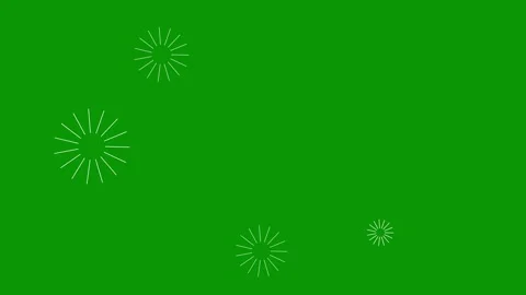 Circular fireworks line spark burst animation with glowing ellipse blast an.. Stock Footage 337620650