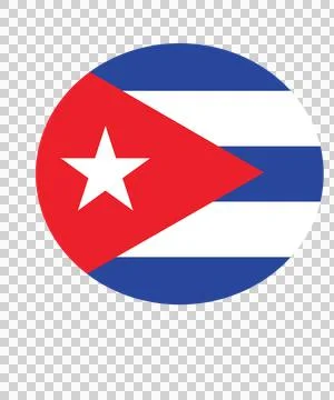 Circular Flag With Star Shape circle triangle lines black 库存插图