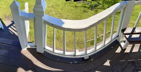 Circular floorboard pattern and gazebo Stock Photos