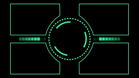 Circular flow diagram with directional arrows and connected nodes Stock Footage 337367584