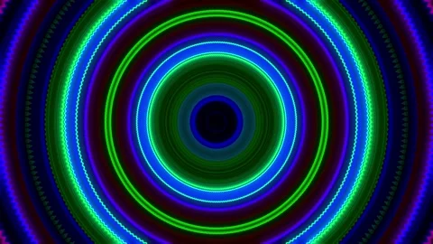 Circular flow green colorful background Stock-Footage 208588706