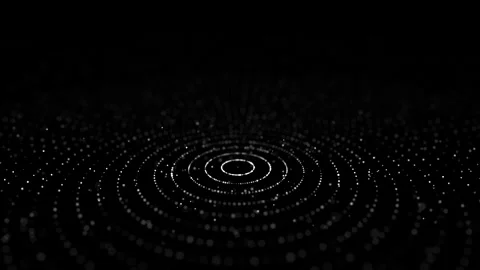 Circular flow of particles Stock Footage 266778840