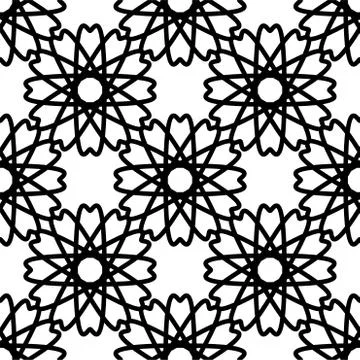 Circular Flower decorative patterns 스톡 일러스트