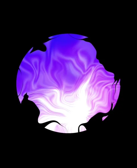 Circular fluid shape - abstract - background - Liquid Stock Footage 255007260