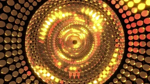 Circular Glittering Particles Abstract Background Stock Footage 163148502