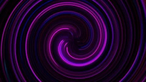 Circular glow lines. Neon circle with light effect abstract background. Ring  Stock Illustration