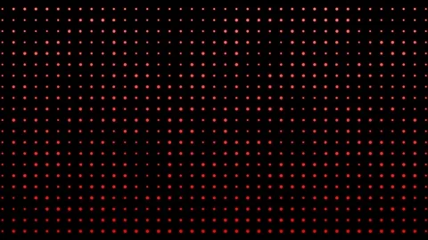 Circular glowing moving red dots Stock Footage 107965611