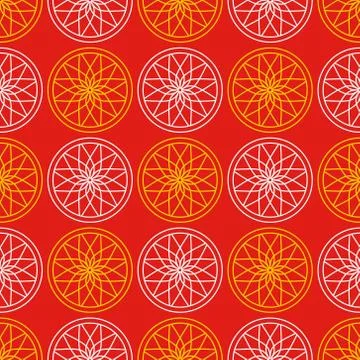 Circular gothic pattern Ilustración de archivo