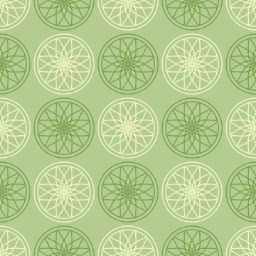 Circular gothic pattern Stock Illustration