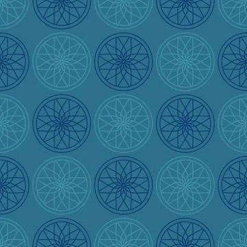 Circular gothic pattern Stock Illustration