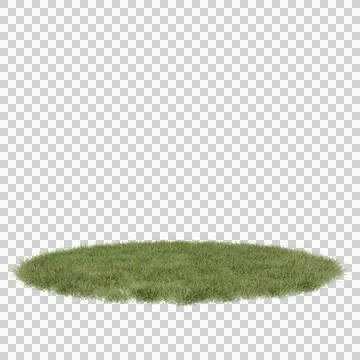 Circular grass patch, but with a lighter and slightly drier appearance, but.. Stock Photos