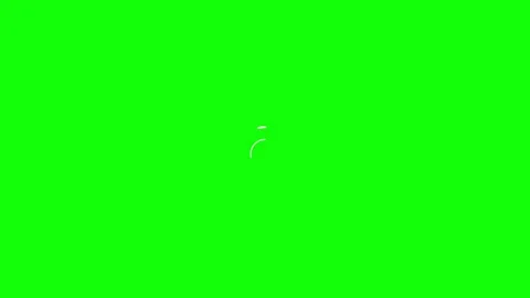 Circular on green screen background animation. Stock Footage 279218583