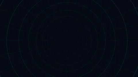 A circular grid design overlaying a deep dark blue background creating a si.. Stock Footage 347244008