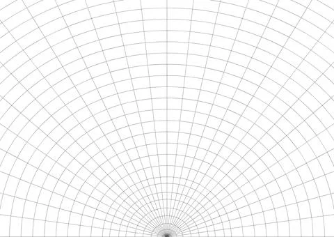 Circular Grid Frame Tech Nano Futuristic Minimalist Line Art Background 스톡 일러스트