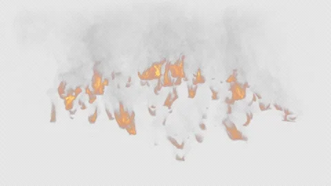 Circular Ground Fire Trail Flames with Dynamic Movement and Fiery Glow. Vidéo 280786130