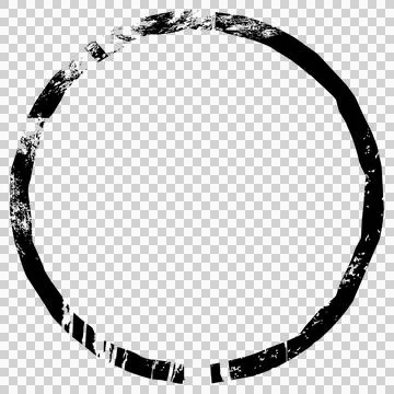 Circular grunge frame Ilustración de archivo