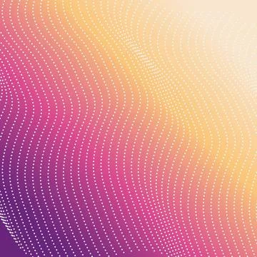 Circular-halftone-dots-vector-background Stock Illustration