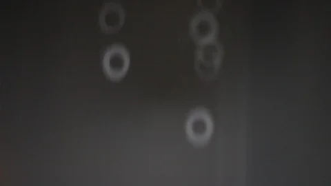 Circular highlight rain drops Vidéo 110032797