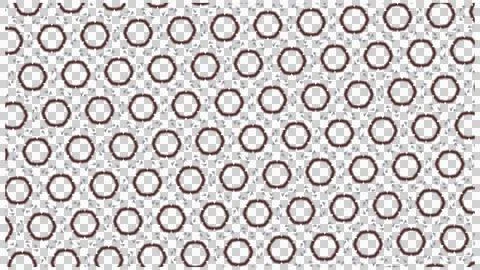 Circular Hole Perforated Paper Texture Background Stock Illustration