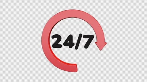 Circular Icon with Arrow and Text Stock Footage 308222814