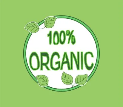 Circular icon in green monochrome design Illustrazione stock