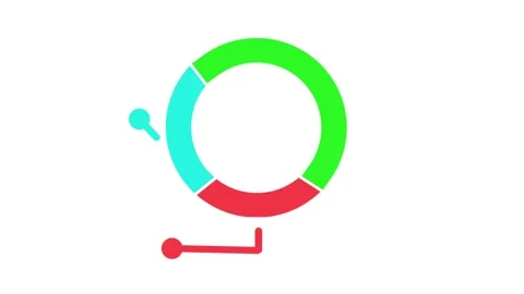 Circular Infographic Diagram Vector Animation Stock Footage 335913556