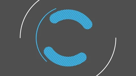 Circular infographic representation Stock Footage 106780796