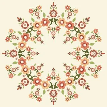 Circular islamic background Stock Illustration