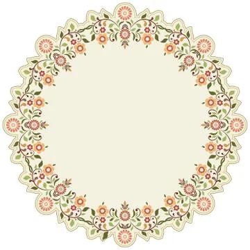 Circular islamic background Stock Illustration