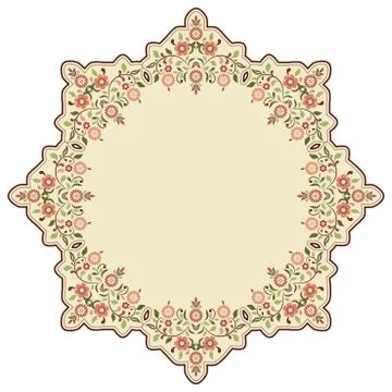 Circular islamic background Stock Illustration