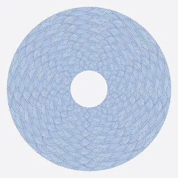 Circular Japanese wave seamless pattern background vector Stock Illustration