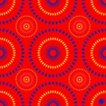 Circular large scale seamless pattern Stock Illustration