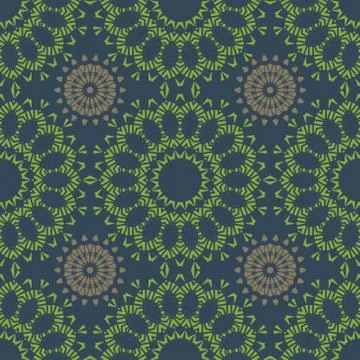 Circular large scale seamless pattern Illustrazione stock