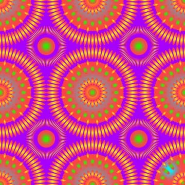 Circular large scale seamless pattern Illustrazione stock