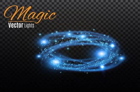 Circular lens flare transparent light effect. Abstract cross ellipse. Rotational Stock Illustration