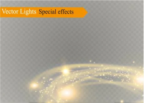 Circular lens flare transparent light effect. Abstract cross ellipse. Rotational Illustrazione stock