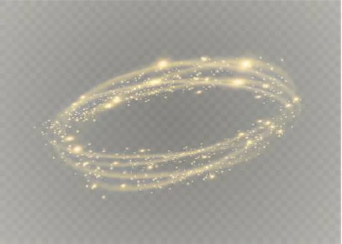 Circular lens flare transparent light effect. Abstract cross ellipse. Rotational Stock Illustration
