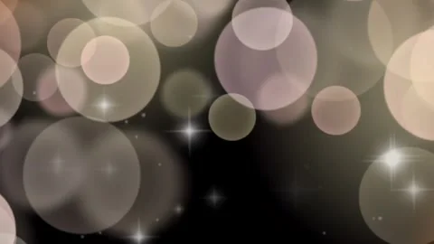 Circular Lens Light Bokeh Flares Shiny Animated Stars 4K Overlay Stock Footage 289914141