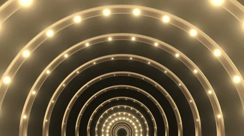 Circular Lights 04 Stock Footage 45165118