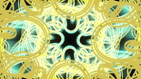 Circular Lines Rotating Abstract Background 03. Stock Footage 297617638