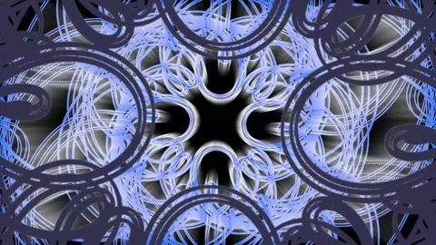 Circular Lines Rotating Abstract Background. 스톡 동영상 297617672